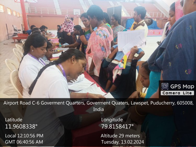 Indirani College of Nursing collaboration with Sathya Special School 