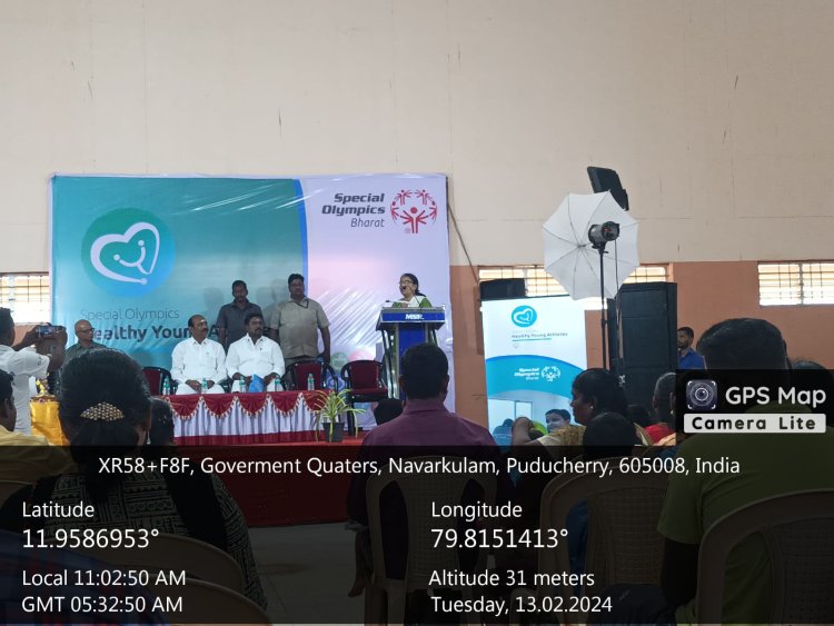 Indirani College of Nursing collaboration with Sathya Special School 