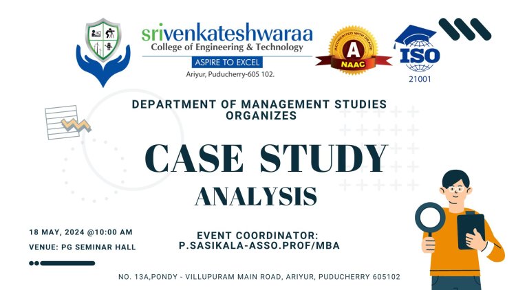 SVCET MBA CASE STUDY ANALYSIS