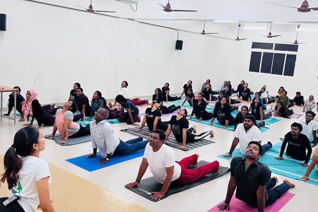 International yoga day 2024 celebration