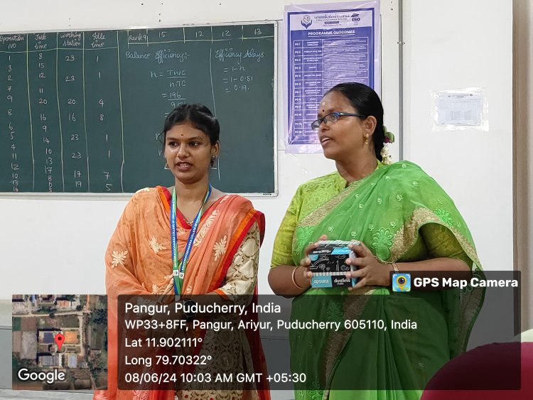 SVCET MBA Dept IGNITE U Entrepreneurial Venture event on June 8th 2024