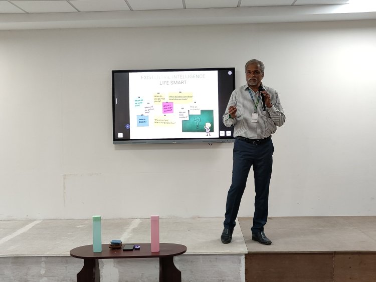 SVCET Department of Management studies organised session on I Admire AI for I year MBA students  by  Dr.K.B.Jayarraman on 13th June 2024