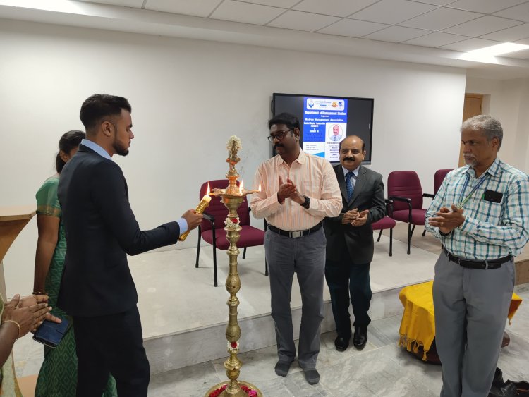 SVCET-MADRAS MANAGEMENT ASSOCIATION  STUDENT CHAPTER INAGURATION ON 12TH JUNE 2024