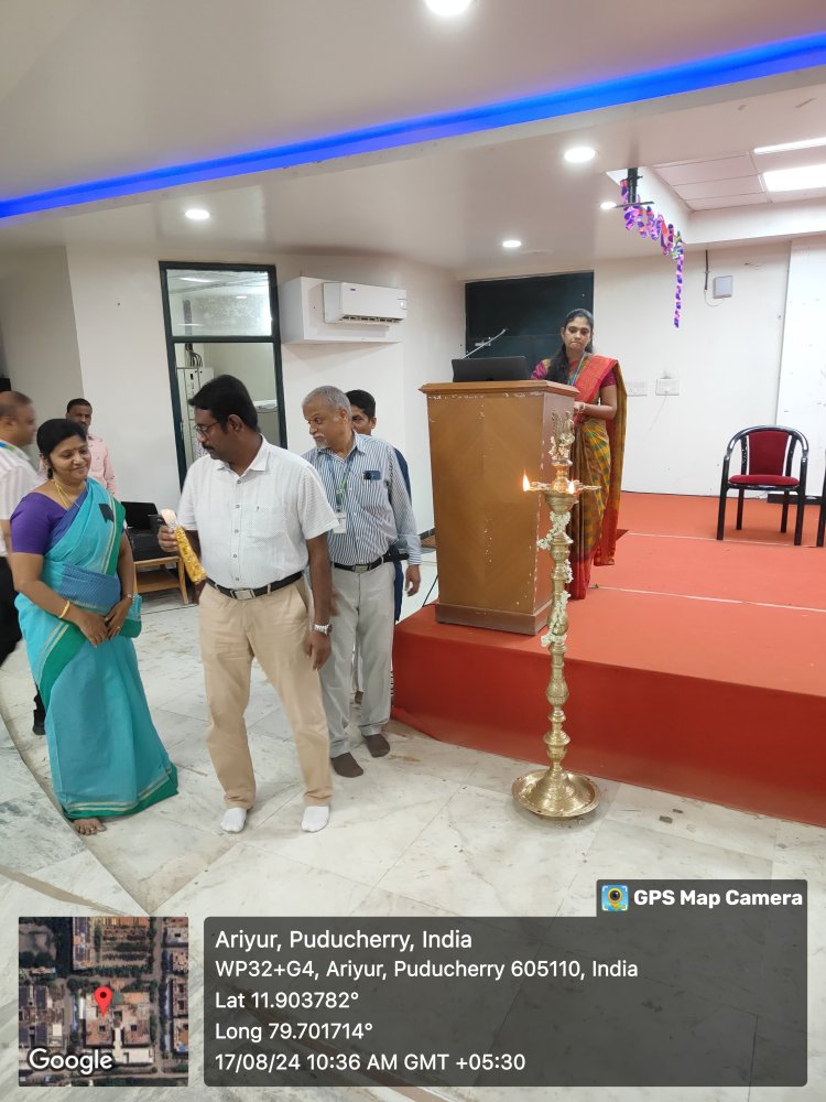 SVCET conducted a guest lecture on Personality Development Programme for our group of Institutions faculty members at Sai auditorium on 17-8-2024