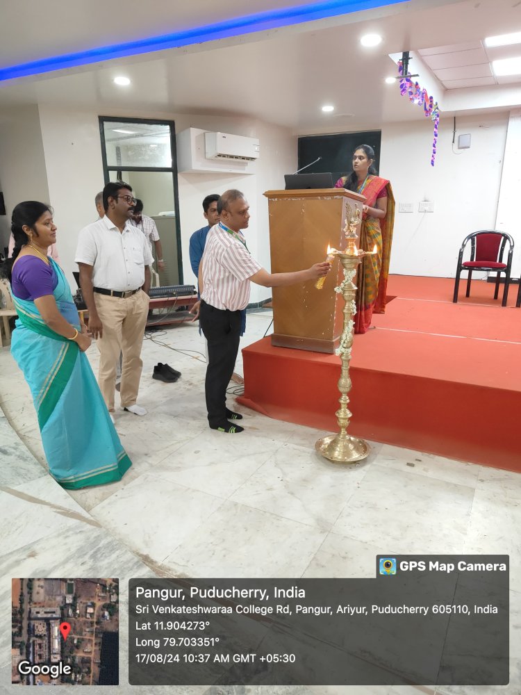 SVCET conducted a guest lecture on Personality Development Programme for our group of Institutions faculty members at Sai auditorium on 17-8-2024