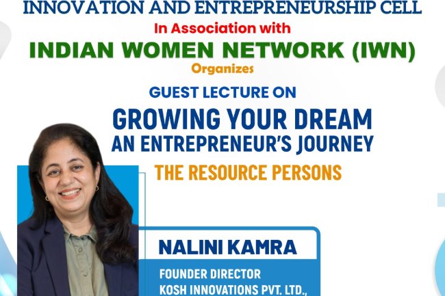 SVCET WITH INDIAN WOMEN NETWORK conducted guest lecture on Entrepreneurship programme on 31-8-2024