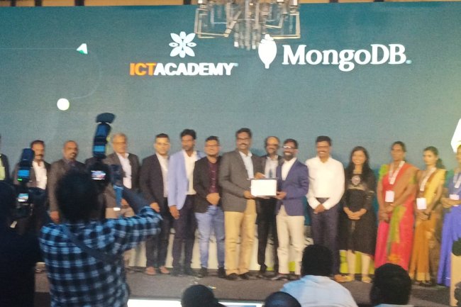 SVCET has been recognised with a Partnership certificate by MongoDB along with ICTACT on 8-10-2024