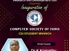 Inaugural ceremony of Professional society Computer Society of India for the Department of CSE on 15th November 2024 at SVCET