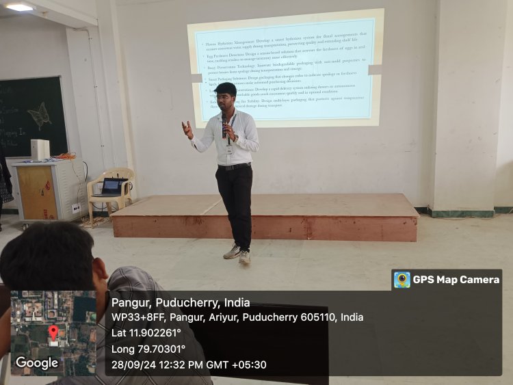 ISTE Student Chapter organized Workshop on Problem Mapping in Supply Chain Management on 28th September 2024