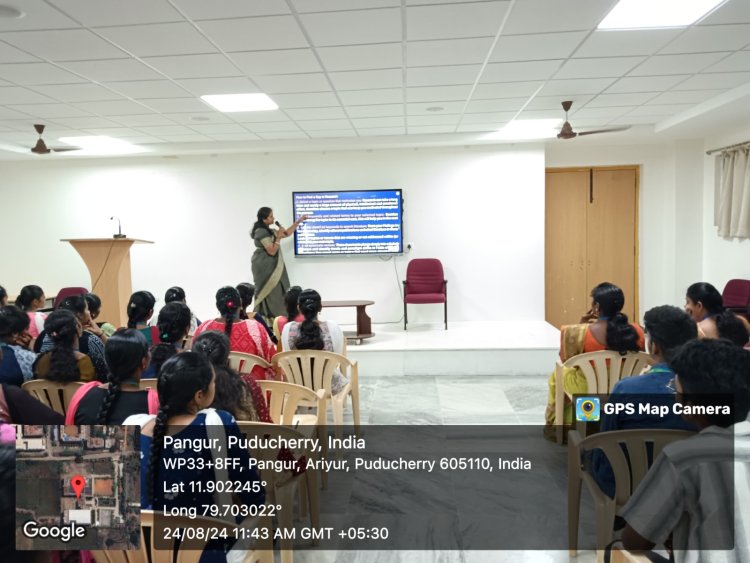 ISTE Student Chapter organized Workshop on Identification of Research Gap on 24th August 2024