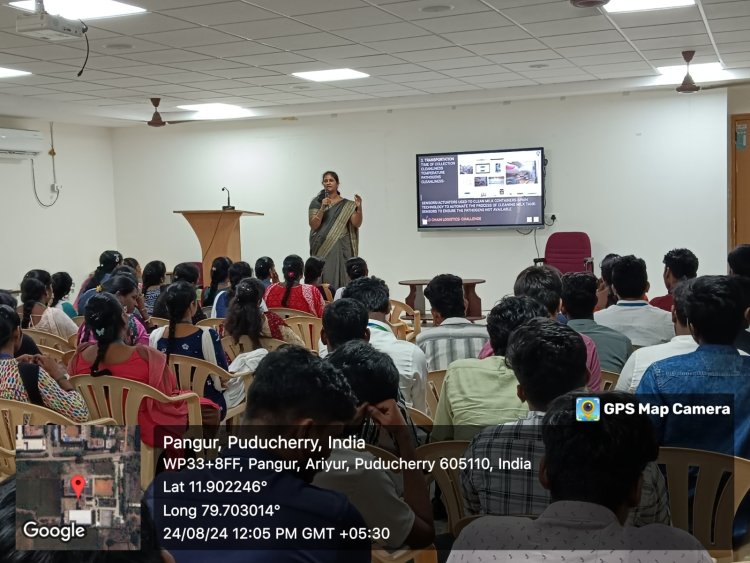 ISTE Student Chapter organized Workshop on Identification of Research Gap on 24th August 2024
