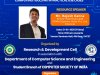 Workshop on Research Driven Artificial Intelligence and Cloud Computing Tools with Practical Use Cases