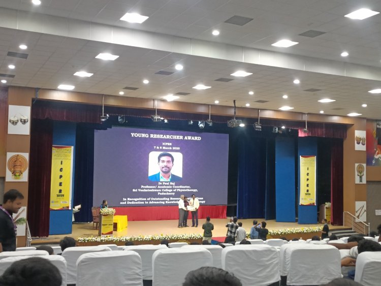 Sri Venkateswara College of Physiotherapy Shines at International Conference in Kolar