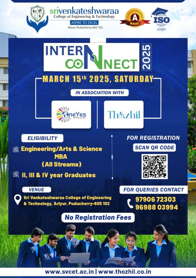 InternConnect 2025 Empowering Students with Career-Defining Opportunities