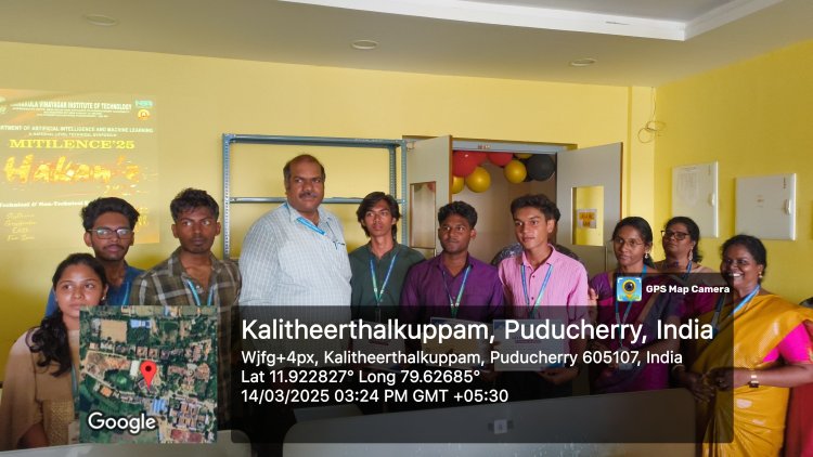 I year students participated in A National Level Technical Symposium MITILENCE 2025 organized by MVIT on 14 March 2025