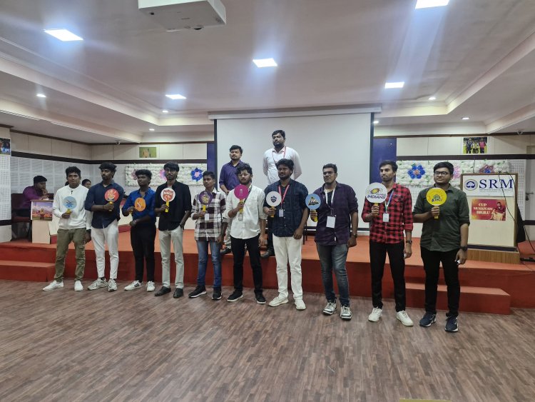 SVCET II YEAR MBA Students have bagged First place and cash prizes from SRM Institute of Science and Technology Kattankulathur