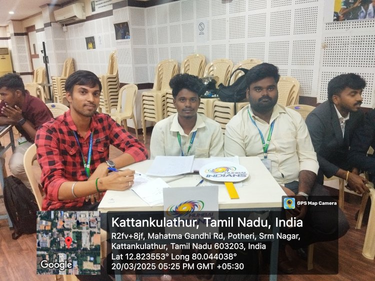 SVCET II YEAR MBA Students have bagged First place and cash prizes from SRM Institute of Science and Technology Kattankulathur