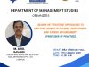 SVCET MBA Dept conducted PROFESSOR OF PRACTICE Session on 27th March 2025