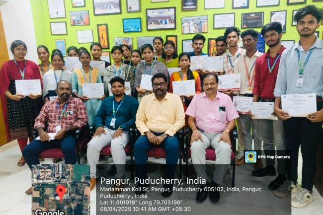 SVCET ECE Students won prizes in National level Technical Symposium NICSCOM 2
