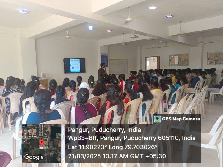 SVCET ECE Dept conducted workshop on Robotic Process Automation using IOT on 21 March 2025