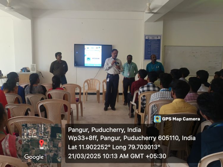 SVCET ECE Dept conducted workshop on Robotic Process Automation using IOT on 21 March 2025