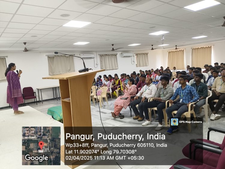 SVCET  Innovation and Entrepreneurship Cell  have organized a guest lecture on Mindfulness and Emotional Intelligence  on April 2 2025