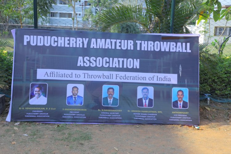 SVCET conducted 32nd JUNIOR NATIONAL THROW BALL CHAMPIONSHIP FOR BOYS AND GIRLS FROM 28 TO 30 MARCH 2025 along with Puducherry Amateur Throwball Association at SVCET