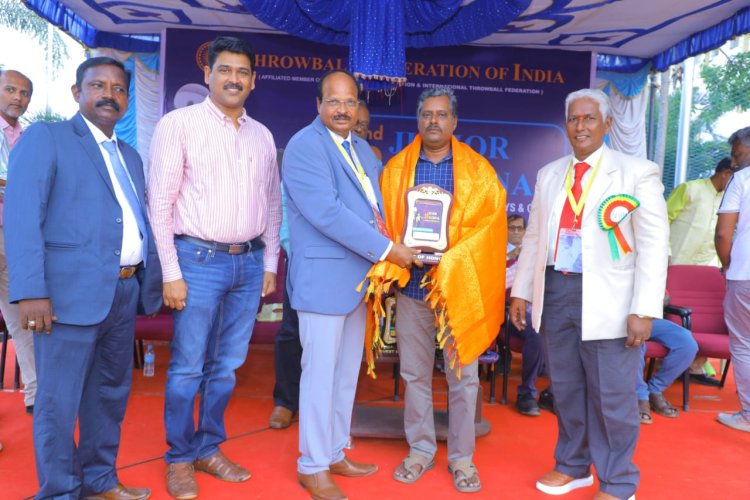 SVCET conducted 32nd JUNIOR NATIONAL THROW BALL CHAMPIONSHIP FOR BOYS AND GIRLS FROM 28 TO 30 MARCH 2025 along with Puducherry Amateur Throwball Association at SVCET