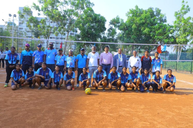 SVCET conducted 32nd JUNIOR NATIONAL THROW BALL CHAMPIONSHIP FOR BOYS AND GIRLS FROM 28 TO 30 MARCH 2025 along with Puducherry Amateur Throwball Association at SVCET