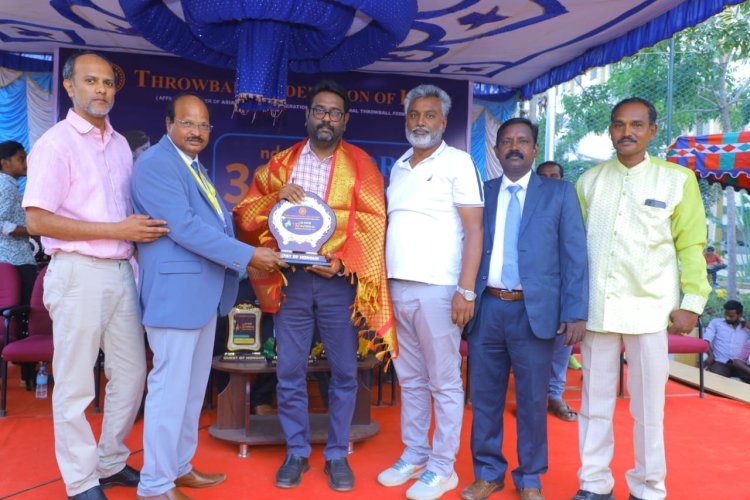 SVCET conducted 32nd JUNIOR NATIONAL THROW BALL CHAMPIONSHIP FOR BOYS AND GIRLS FROM 28 TO 30 MARCH 2025 along with Puducherry Amateur Throwball Association at SVCET
