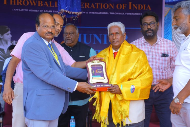 SVCET conducted 32nd JUNIOR NATIONAL THROW BALL CHAMPIONSHIP FOR BOYS AND GIRLS FROM 28 TO 30 MARCH 2025 along with Puducherry Amateur Throwball Association at SVCET