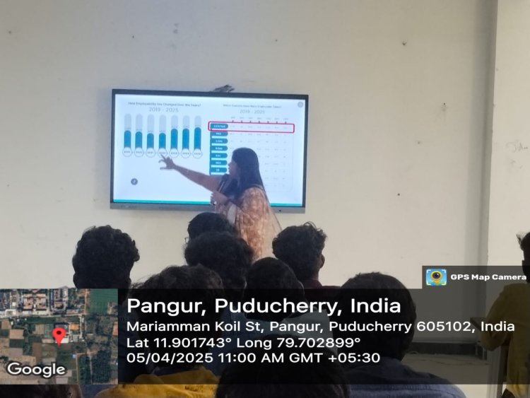 SVCET Office of corporate relations and Dept of CSE organised Industry Ignite Guest lecture session Industry Readiness