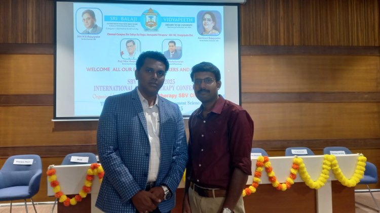 FACULTY MEMBERS SHINE AT SBV CONCLAVE '25: BREAKING THE BARRIERS IN MOVEMENT SCIENCE