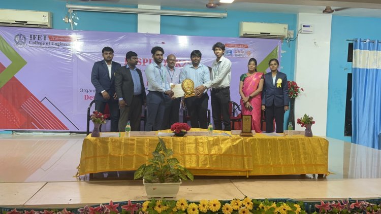 SVCET MBA Students have bagged First Place in the Strategy Sprint Business Quiz competition on 4th April 2025