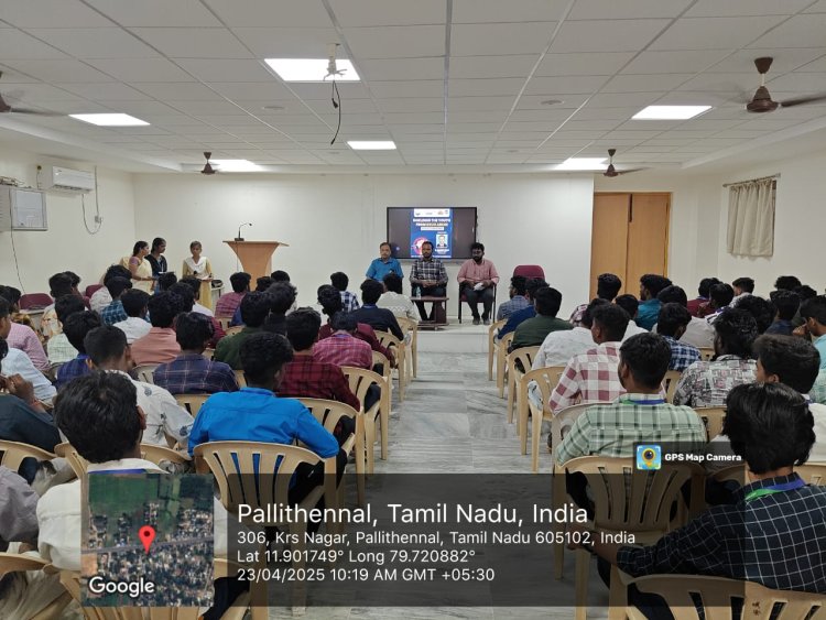 SVCET Conducted Guest lecture on SHIELDING THE YOUTH FROM DRUG ABUSE 
