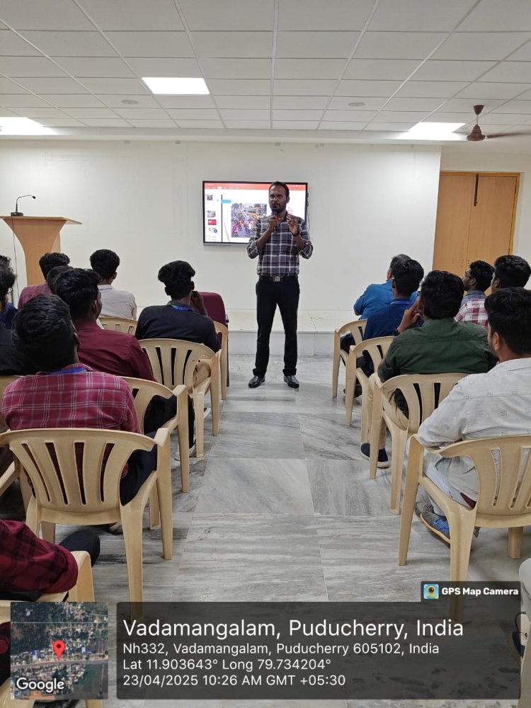 SVCET Conducted Guest lecture on SHIELDING THE YOUTH FROM DRUG ABUSE 