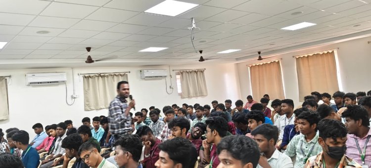 SVCET Conducted Guest lecture on SHIELDING THE YOUTH FROM DRUG ABUSE 