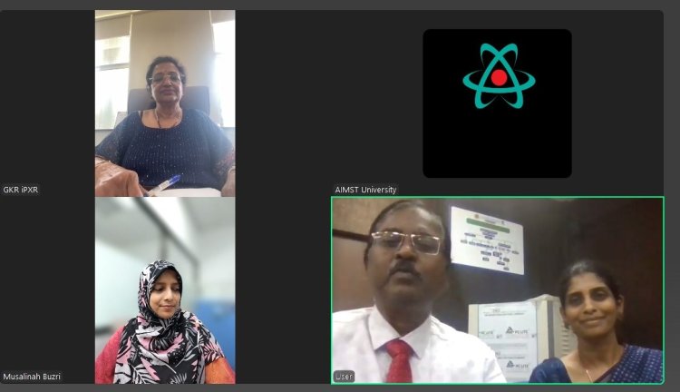 SVGI and AIMST University held a second Zoom meeting.