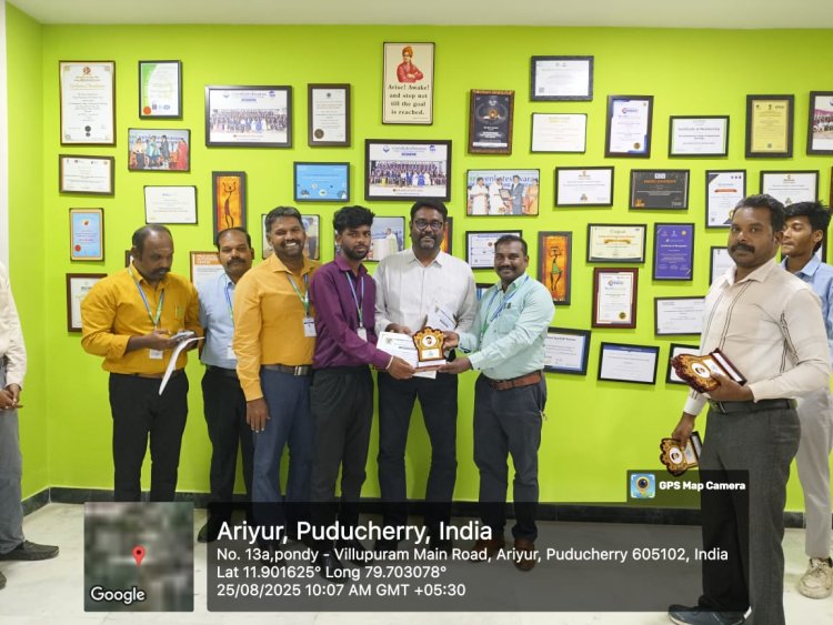  SVCET BME Students Served as Umpires in 18th Pondicherry State Level Carrom Championship 2025