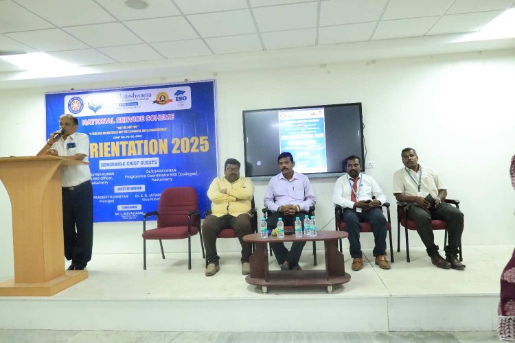 NSS Orientation Programme conducted on 19-9-2025 at SVCET