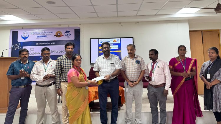 SVCET Conducted Microsoft Azure AI Engineer Associate 6 days FDP  with ICTACT from 22nd September 2025 to 26th September 2025 