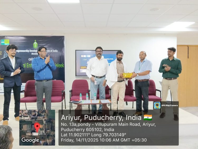 SVCET EDI CELL has celebrated Global Entrepreneurship Week on 14th November 2025