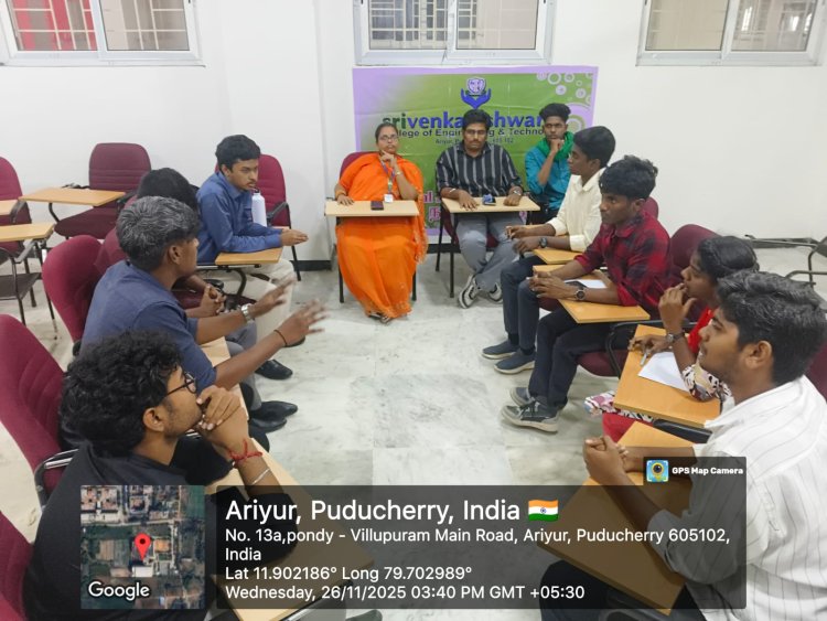 NSS Unit of SVCET celebrated Constitution Day on  the theme  Equality on 26th November 2025