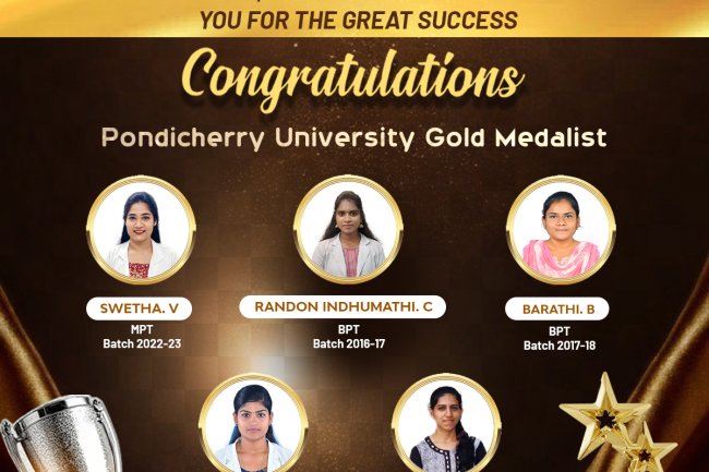 Celebrating Academic Excellence Pondicherry University Gold Medalists