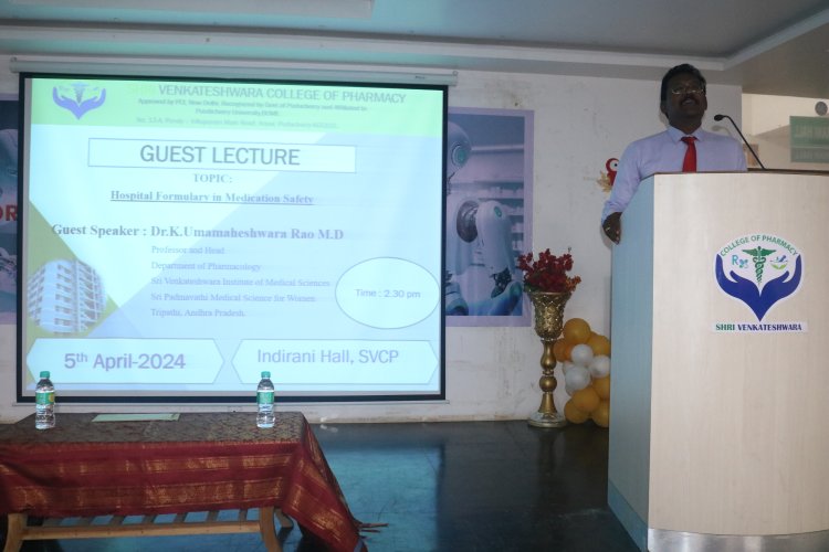Guest Lecture: Hospital Formulary in Medication Safety