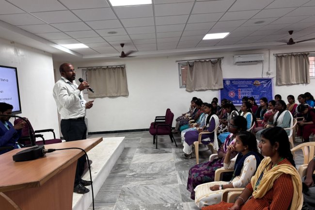 National Startup Day programme organized by  IIC team in SVCET on 19 January 2026