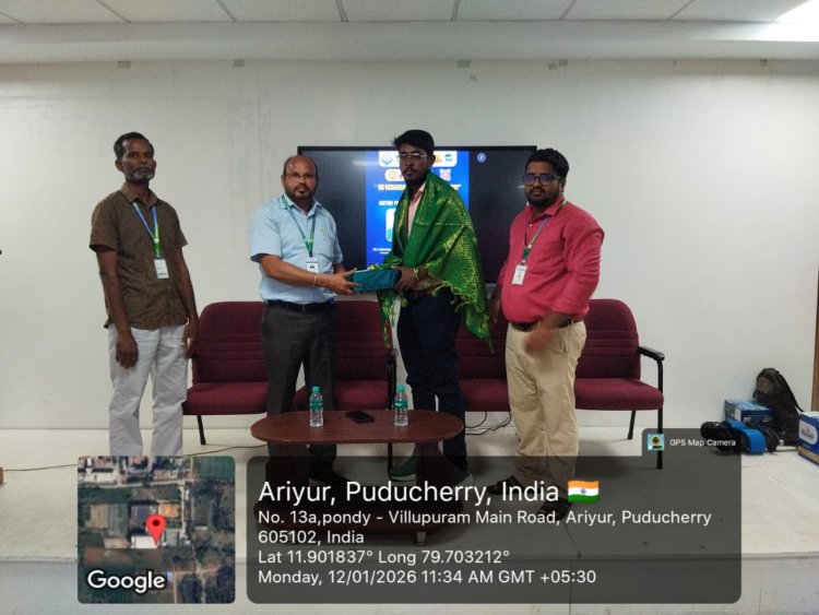 On account of National Youth Day on 12th January 2026 SVCET organized an Alumni Talk on Igniting Youth Innovation and Entrepreneurship