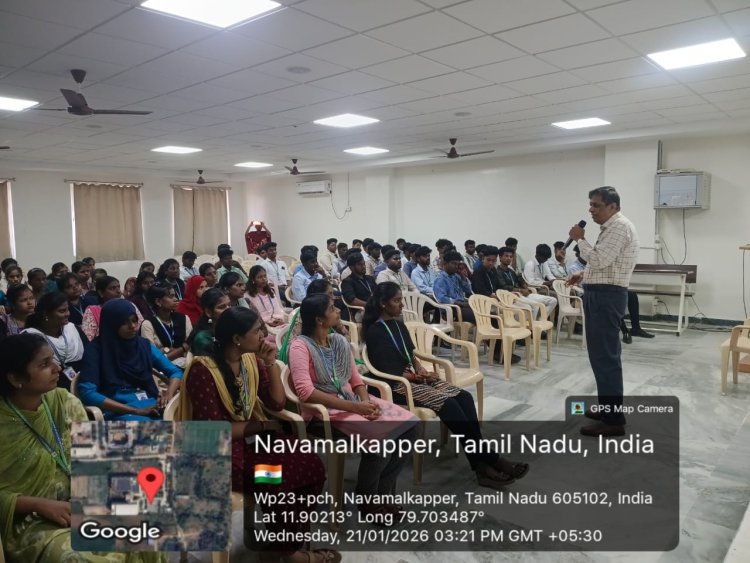 3 days Heartfulness Meditation Programme conducted for SVCET Students from 20th January to 22nd January 2026