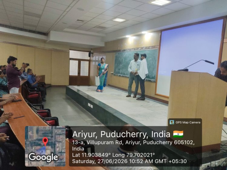 SVCET   have organized R & D talk for all faculty members of SVGI on 27.06.2026