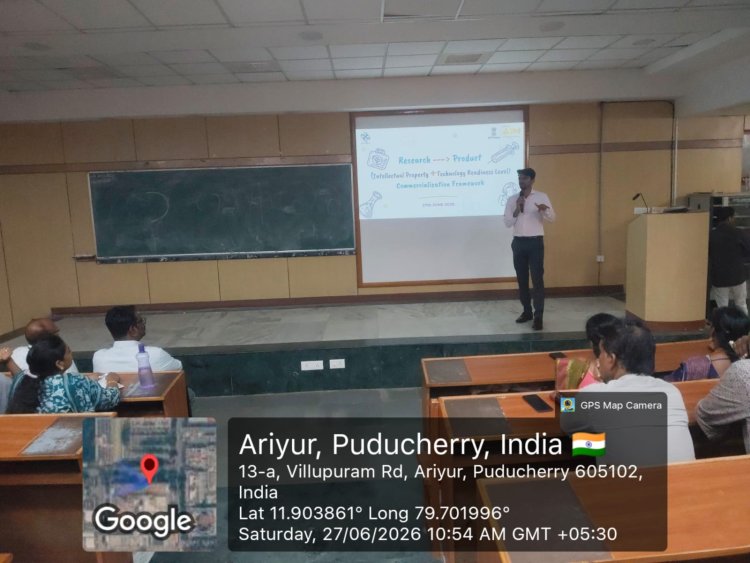 SVCET   have organized R & D talk for all faculty members of SVGI on 27.06.2026